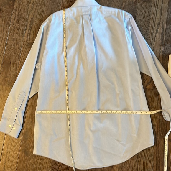 Brooks Brothers blue & white mini houndstooth dress shirt in size 16 1/2 -2/3. - Picture 12 of 12